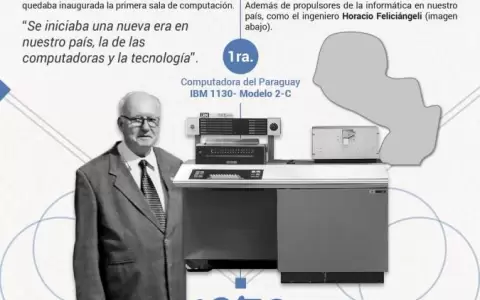 Los 50 a�os de la primera computadora en Paraguay