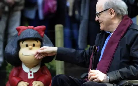 Muri� Quino, el creador de la tira c�mica Mafalda