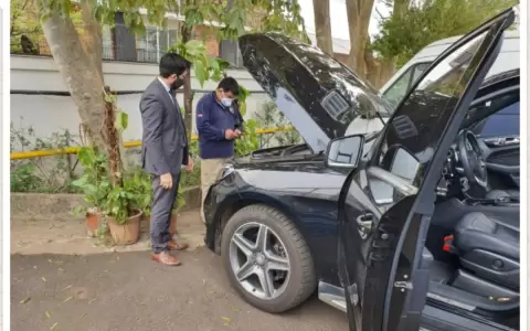 Fiscal�a incaut� el Mercedes de Marly