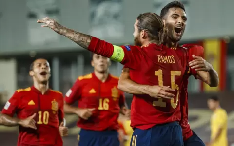 Nations League: Espa�a gole� a Ucrania y Alemania igual� con Suiza
