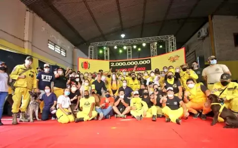 Colecta anual de Bomberos Voluntarios: "Bombet�n 2020" super� su meta de G. 2.000 millones