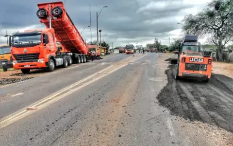 Obras de maquillaje para la Transchaco
