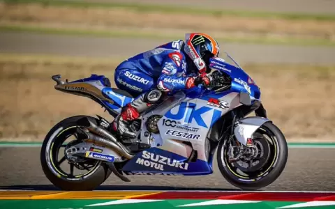 �lex Rins lidera el podio espa�ol en el Gran Premio de Arag�n