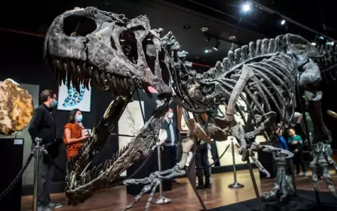 Adjudicado por 3 millones de euros un esqueleto de alosaurio en Par�s