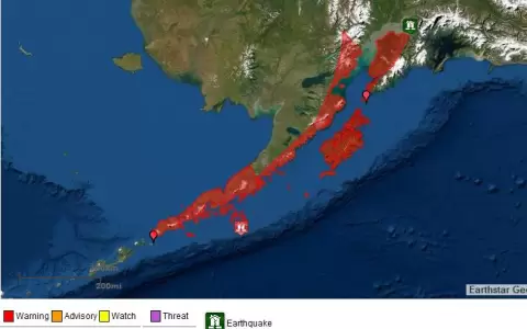 Alaska experiment� un poderoso sismo