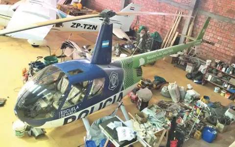 El hangar de Aregu� en el tablero de la "narcopol�tica"