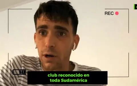 Es tendencia: As� calific� Pablo Mouche su estad�a en Olimpia