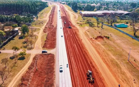 Iniciaron obras de ampliaci�n de la Ruta 2  en Caaguaz�