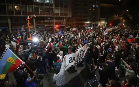 Chile: M�s del 78% vot� por una nueva Constituci�n