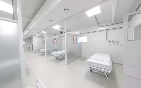 Suman 32 camas en Central con nuevo Pabell�n de contingencia para casos COVID-19