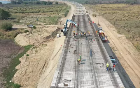 M�s de 60% de ejecuci�n en obras sobre ruta Alberdi - Pilar