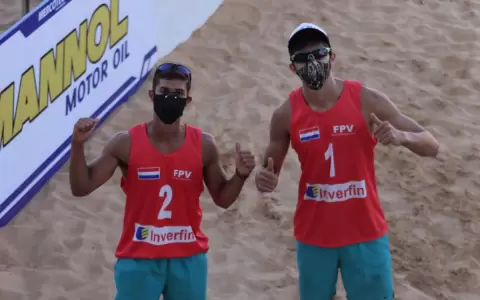 Alejandro Garay y Gonzalo Melgarejo son los campeones en v�ley de playa