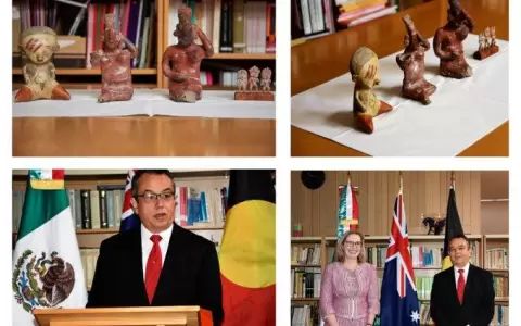 Australia devuelve a M�xico piezas arqueol�gicas confiscadas
