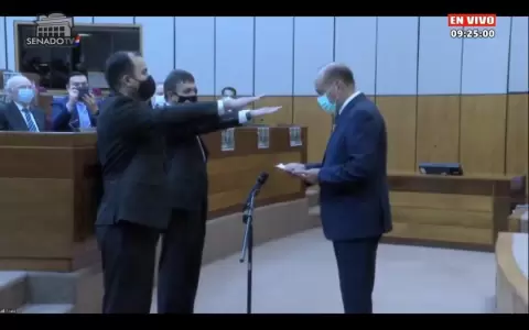 Jorge Bogar�n y �scar Paciello juran como miembros del Consejo de la Magistratura