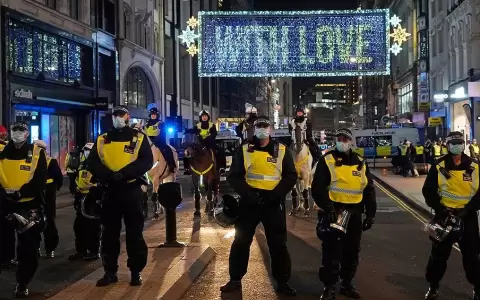 En Londres protestaron contra el confinamiento y hubo m�s de 100 detenidos