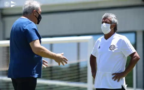 Nery Alberto Pumpido visit� a N�stor Gorosito en la Villa Olimpia