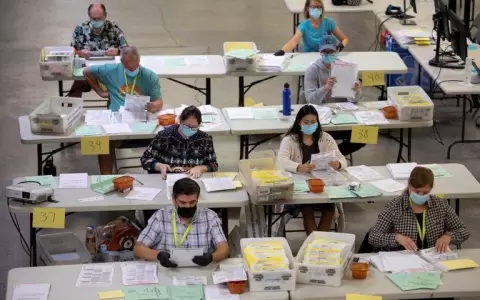 R�cord de votos anticipados en Estados Unidos: super� los 100 millones de sufragios
