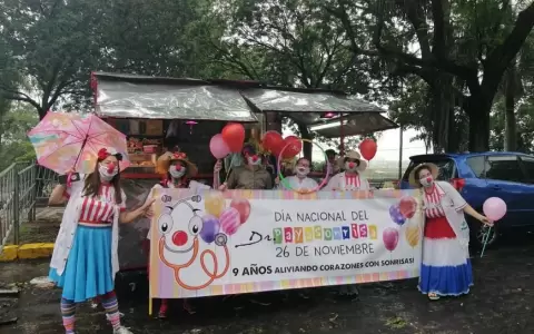 El loable desaf�o de llevar risa a los hospitales