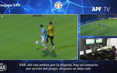 El an�lisis del VAR en el pol�mico partido entre Guaran� y Guaire�a