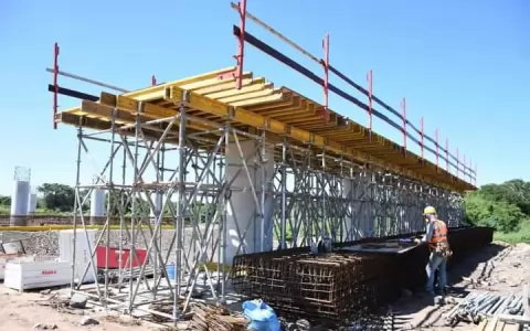 Puente H�roes del Chaco: iniciar� construcci�n de pilotes en el lecho del r�o