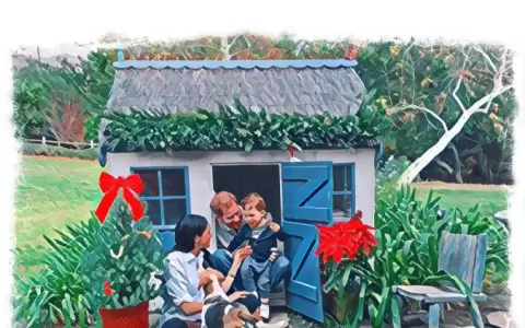 Meghan y el pr�ncipe Harry compartieron la primera tarjeta estadounidense