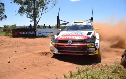 Gustavo Saba, el ganador del Rally de Carmen del Paran�