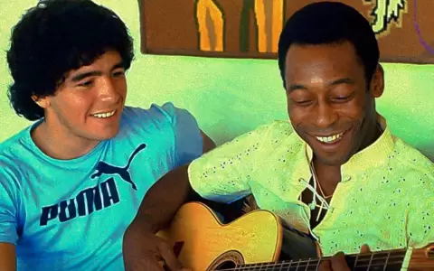 Pel�: �Te amo, Diego�