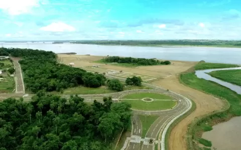 Habilitan Costanera de Salto del Guair� y obras  viales