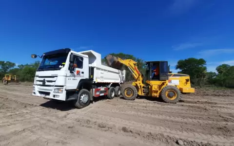 Ruta Pilar-Alberdi, ejecutan trabajos en el tramo uno