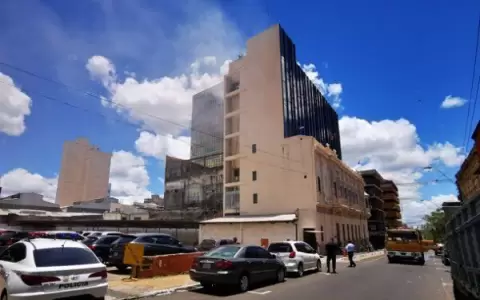 Se registr� un incendio en el edificio de la Vicepresidencia