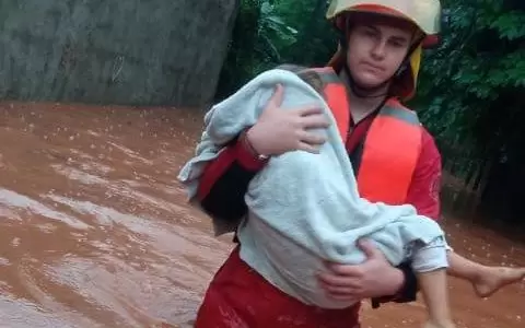 La lluvia y sus estragos: destrozos, accidentes e inundaciones