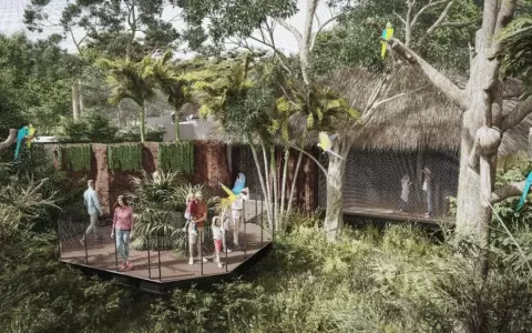 Futuro complejo de exhibici�n de fauna en Hernandarias