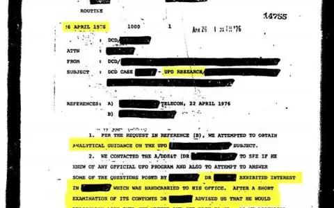 La CIA desclasifica documentos sobre ovnis de los �ltimos 70 a�os