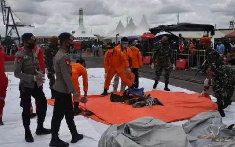 Hallaron las dos cajas negras del avi�n indonesio que cay� al mar