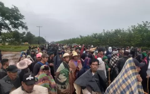 Familias campesinas se movilizan en Canindey� por ataque armado a asentamiento