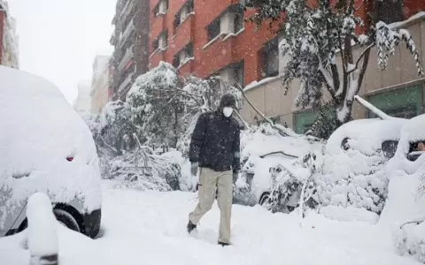 Madrid registr� una temperatura m�nima record de -10,8 �C