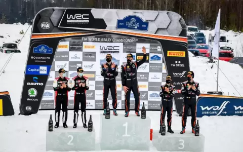 Ott T�nak se lleva la victoria en el Artic Rally de Finlandia