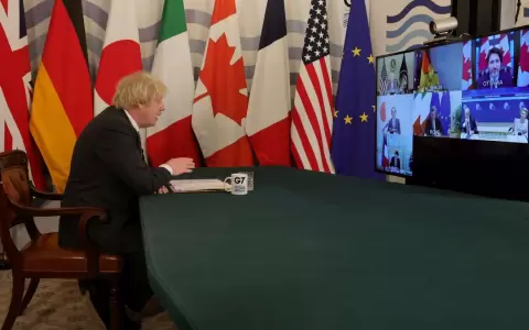 La reuni�n del G7 estuvo marcada por la pandemia del coronavirus