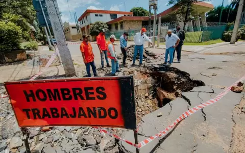 Intensas lluvias de la �ltima semana dejaron destrozos en 198 tramos viales de Central