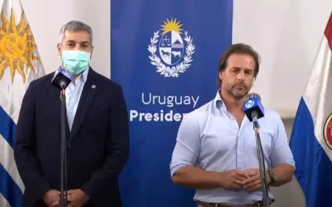 Mario Abdo propone alianza estrat�gica con Uruguay