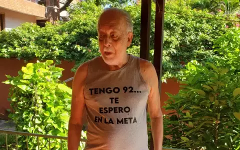 El joven de 92 a�os