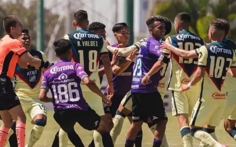 Bruno Valdez protagoniza una trifulca con la sub20 del Am�rica
