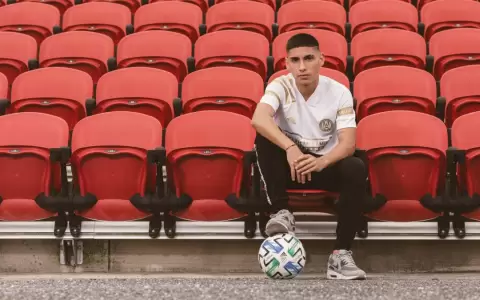 Erik L�pez convierte su primer gol en el Atlanta United