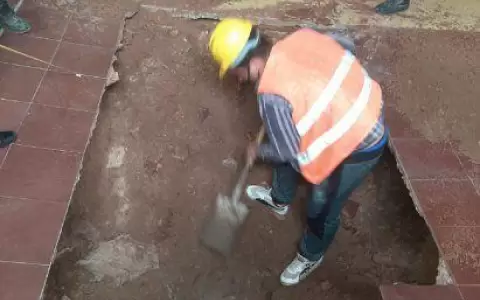Encuentran tunel de gran tama�o en Tacumb�