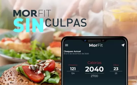 Morfit, la app que recopila la cantidad de calor�as que consumimos