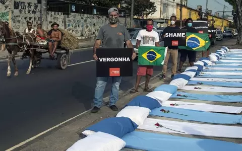 Brasil podr�a superar las 400 mil muertes en mayo