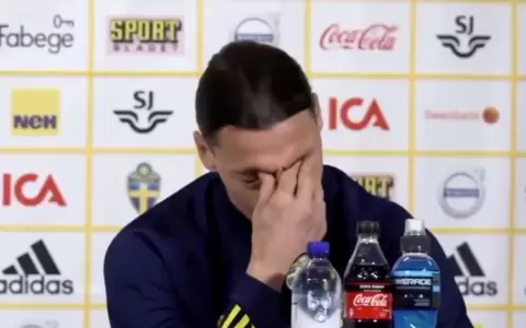 Ibrahimovic, emocionado hasta las l�grimas en su regreso a Suecia
