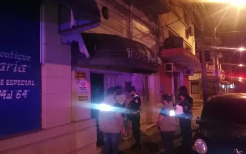 Varias personas fueron demoradas tras control policial
