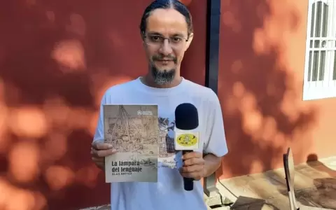 Blas Br�tez lanza su libro "La l�mpara del lenguaje"