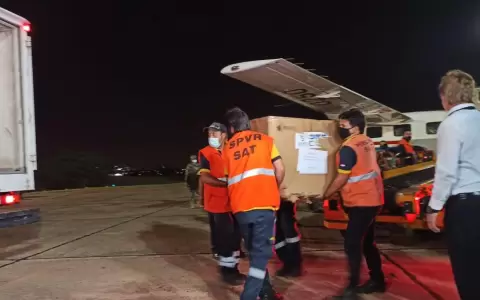 Arribaron 3 mil vacunas donadas por los Emiratos �rabes